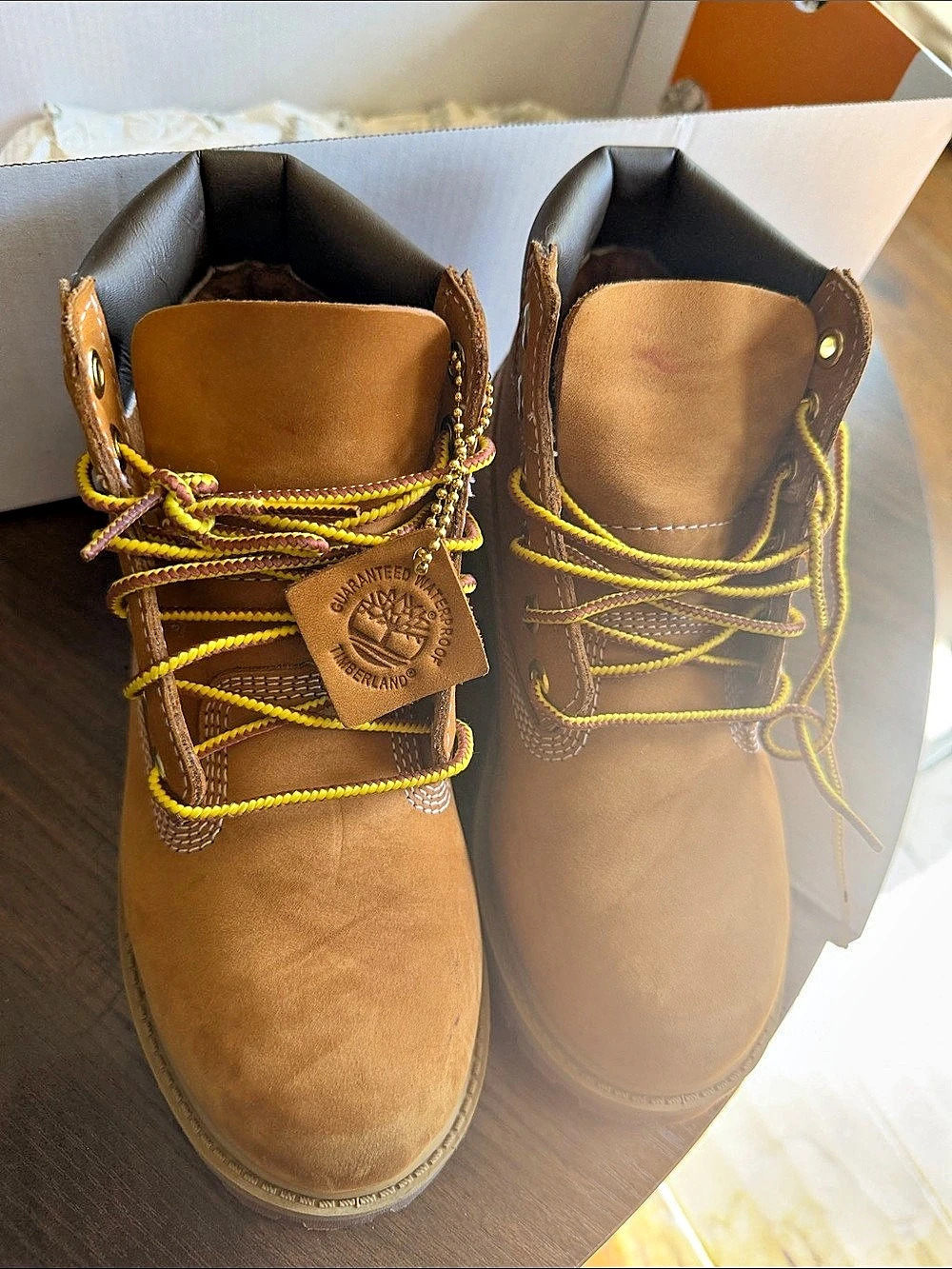 Timberland 6-Inch Premium Waterproof Boot Brown Boots - Picture 2 of 2